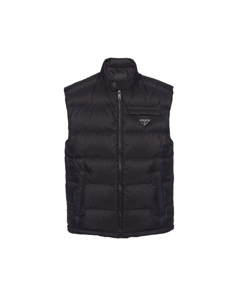 prada belted down puffer jacket review|Prada sleeveless puffer jacket.